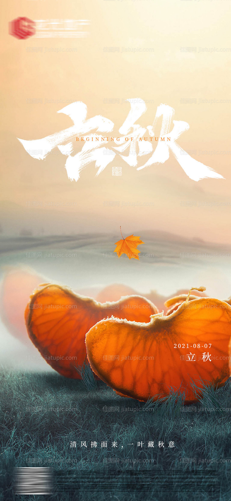 立秋海报-源文件