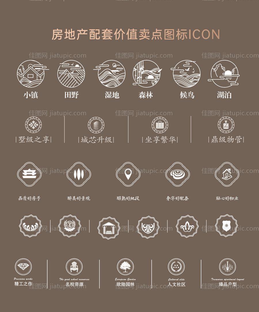 地产ICON标签图标价值点卖点-源文件