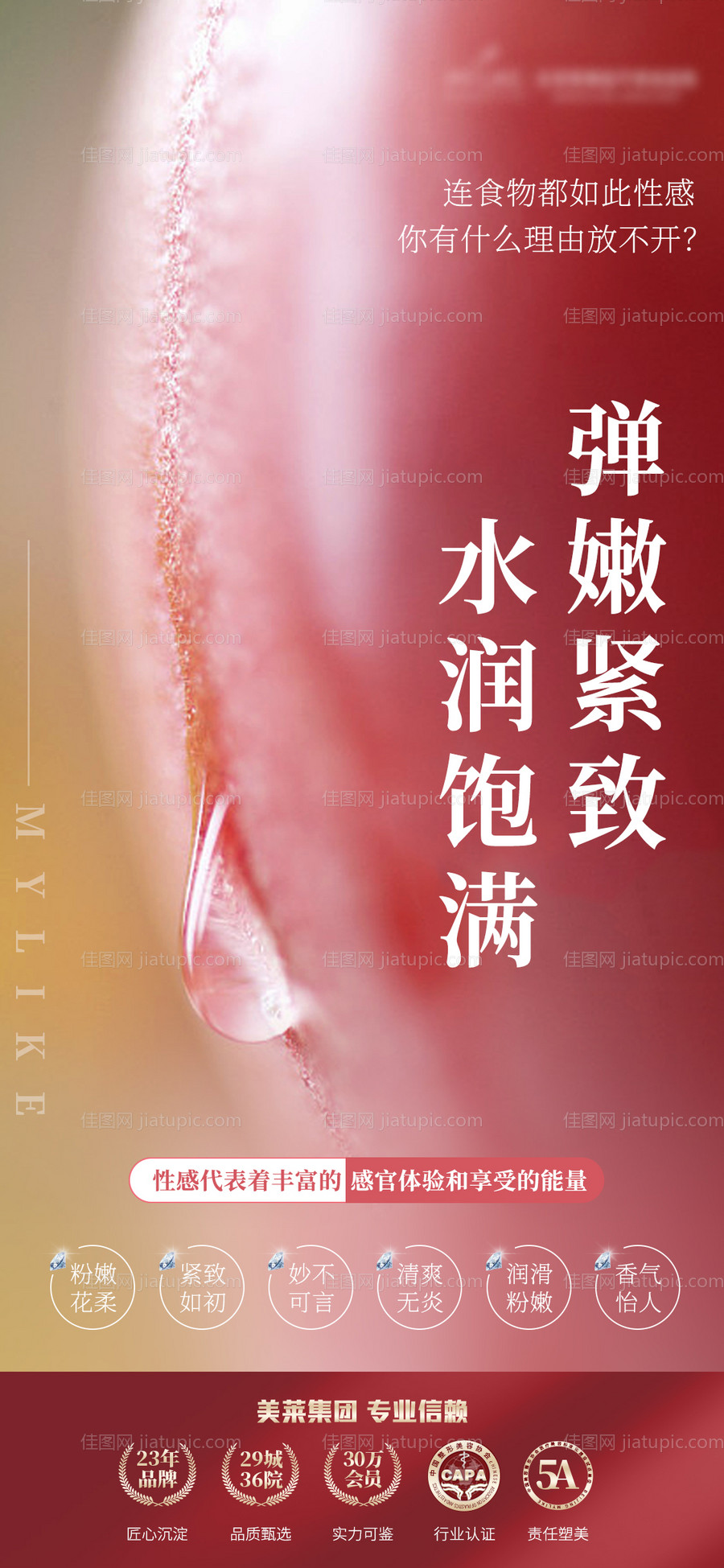 水蜜桃医美海报-源文件