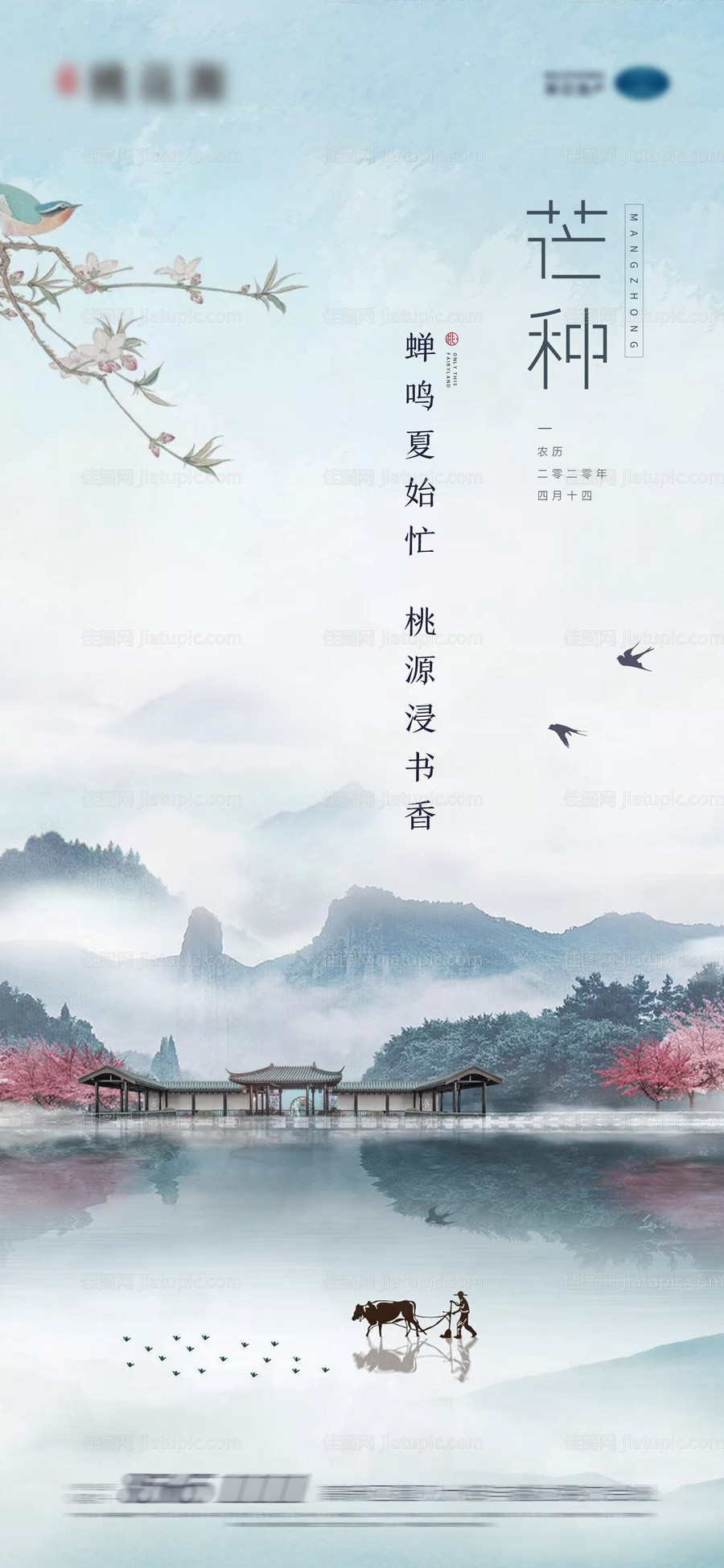 芒种节气海报-源文件