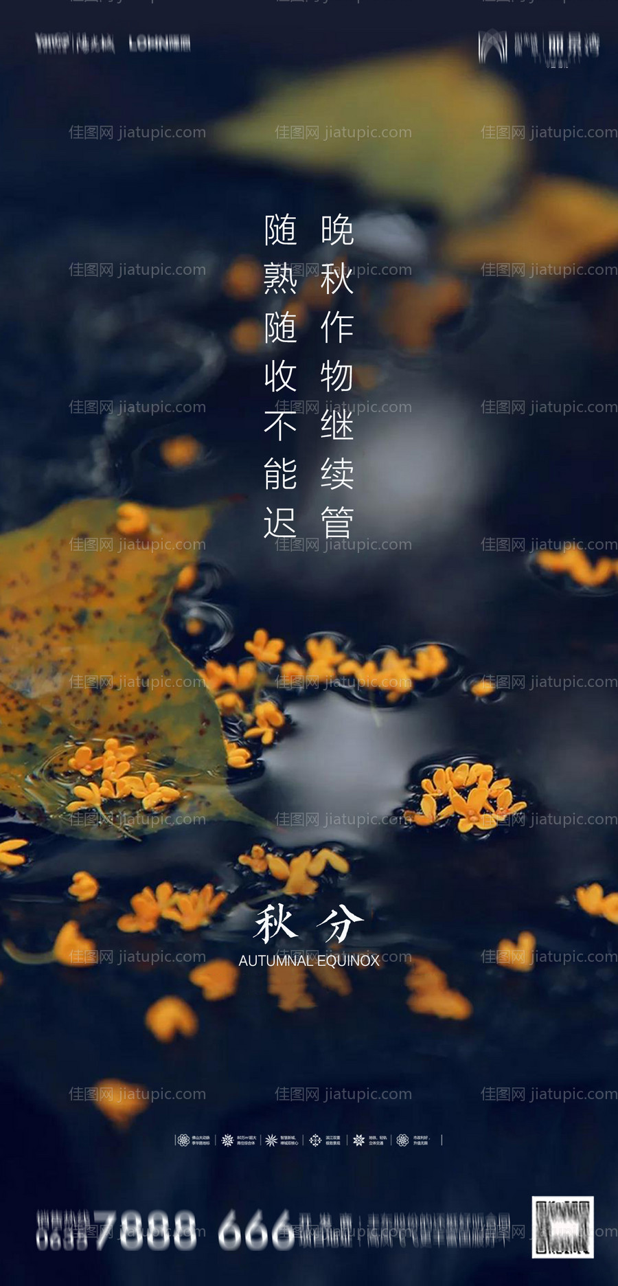 地产秋分海报-源文件