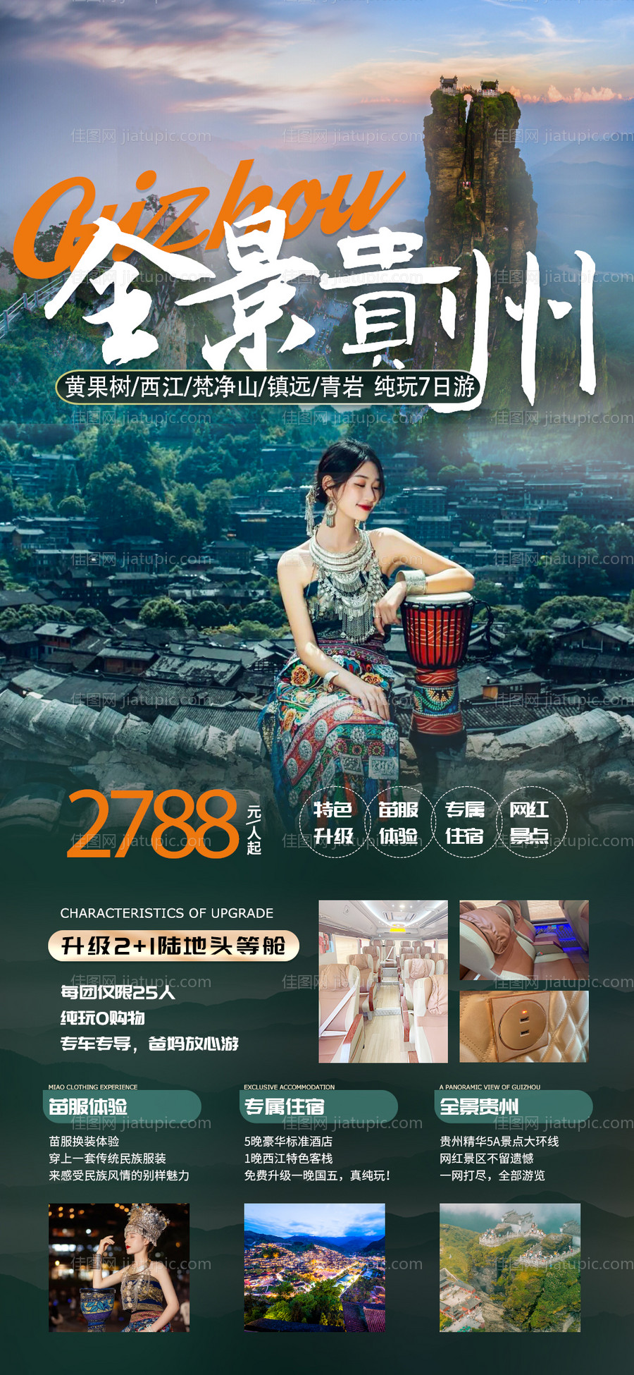 全景贵州旅游海报-源文件