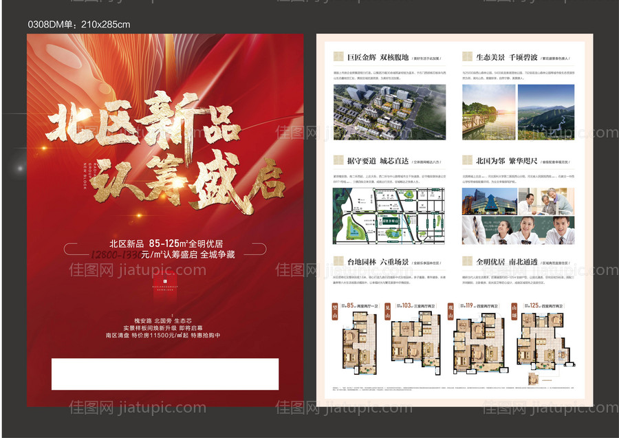 新品认筹单页dm单-源文件