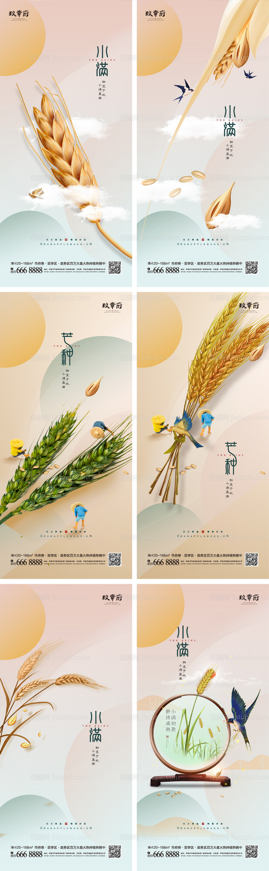 小满芒种海报-源文件