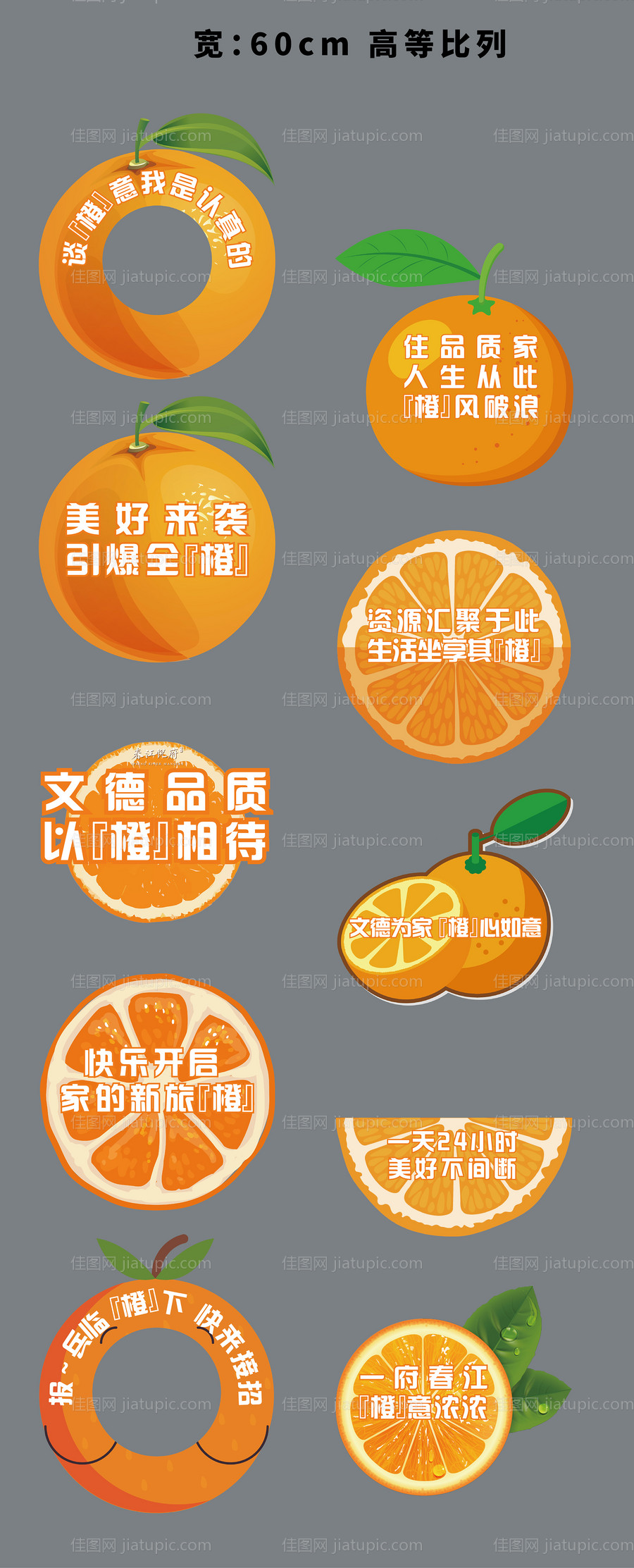 橙子手举牌-源文件