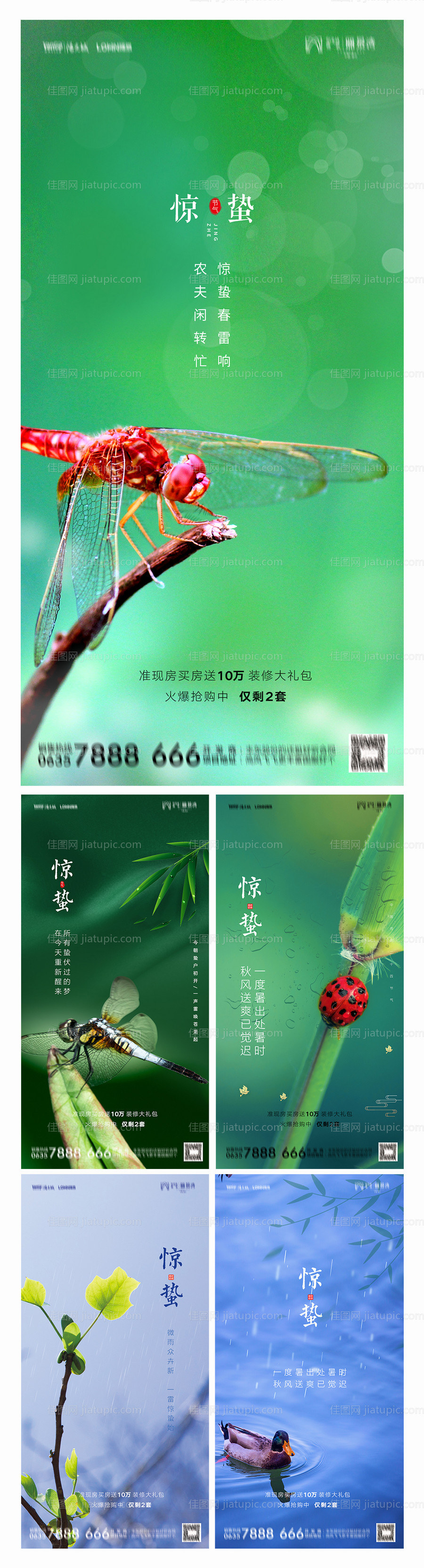 地产惊蛰海报-源文件