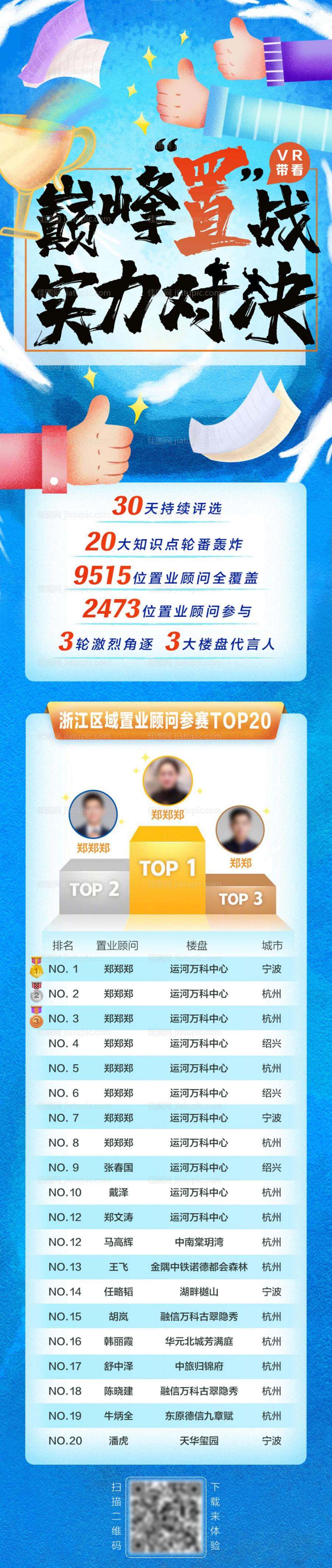巅峰对决TOP20H5专题设计-源文件