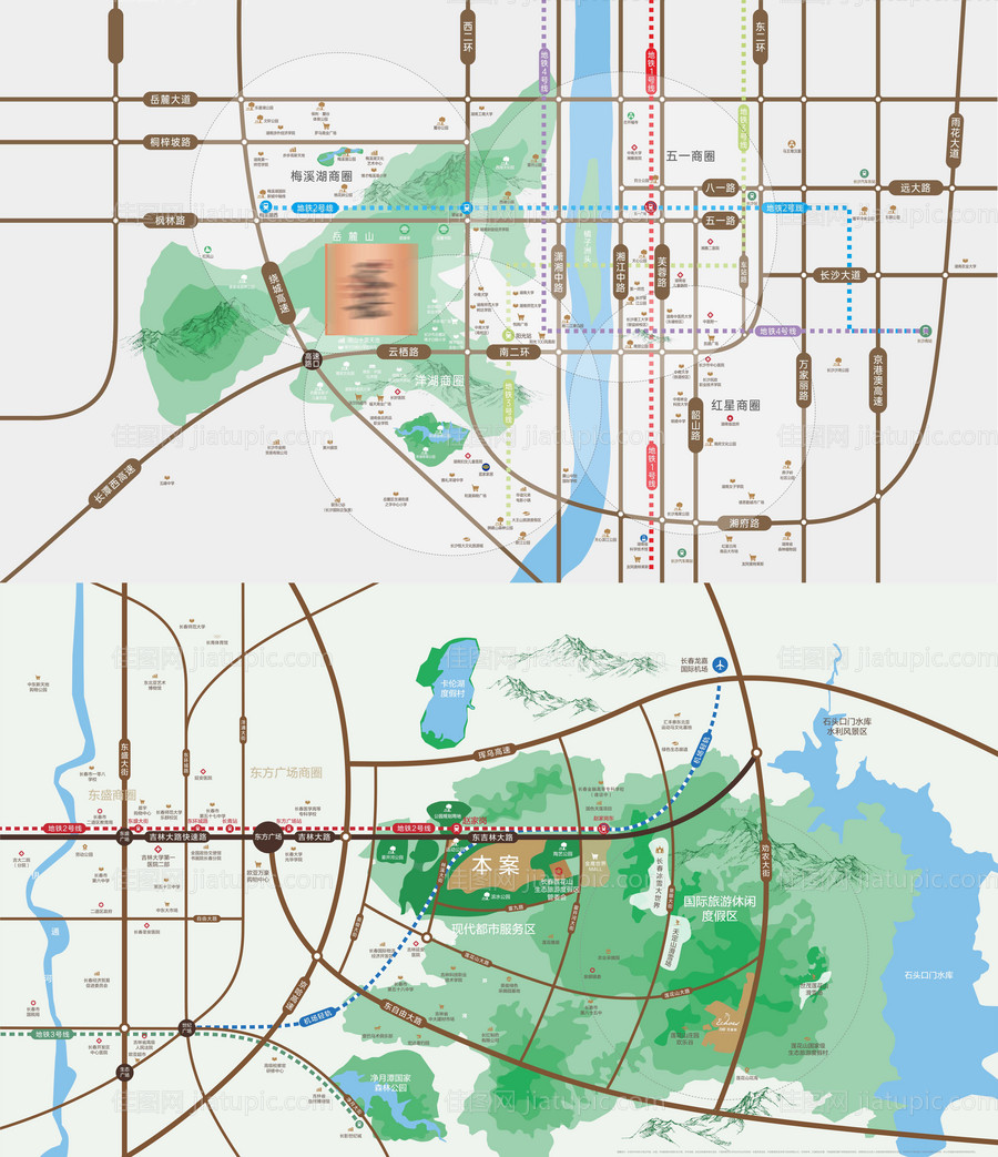 地产区位图-源文件
